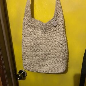 VINTAGE The Sak purse Beige gently loved!!